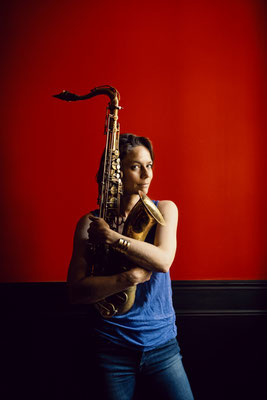 Vendredi 31 mai 2024, Sophie Alour quartet "Le temps virtuose" à Camblanes-et-Meynac. Festival Jazz360 2024. Photographie : Jean-Baptiste Millot