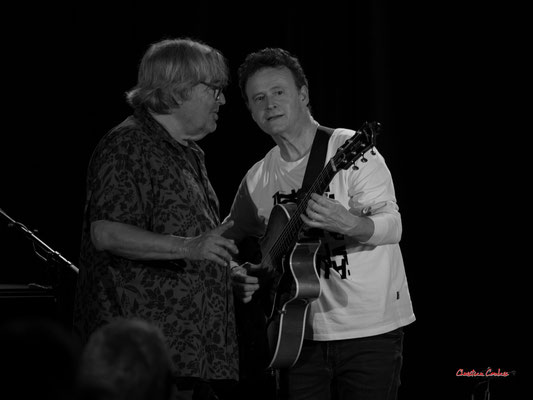 Bernard Lubat, Sylvain Luc > "Intranquille", Festival Jazz360 2023, St-Caprais-de-Bordeaux. Vendredi 2 juin 2023. Photographie © Christian Coulais