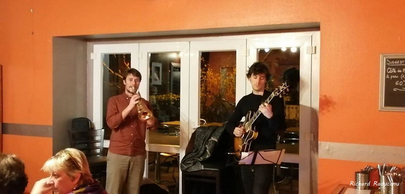 SoupéJazz360, Paolo Chatet (trompette) & Jean-Loup Siaut (guitare). Restaurant les Acacias, samedi 14 mars 2020