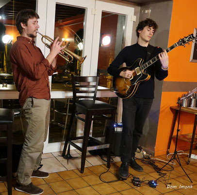 SoupéJazz360, Paolo Chatet (trompette) & Jean-Loup Siaut (guitare). Restaurant les Acacias, samedi 14 mars 2020