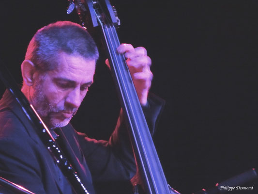 Cédric Caillaud, Michael Cheret quintet, Festival Jazz360, samedi 30 mai 2026, le Chai des Arts, Camblanes-et-Meynac. Photographie : Philippe Desmond
