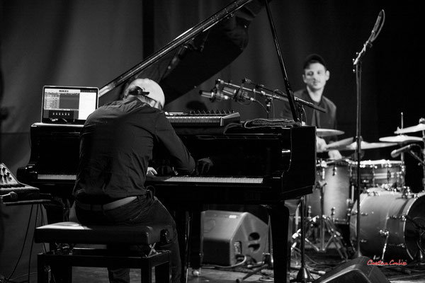 Vincent Vilnet, Hugo Raducanu; Atrisma. Festival Jazz360 2023, 12 mai 2023, Cambes. Photographie © Christian Coulais