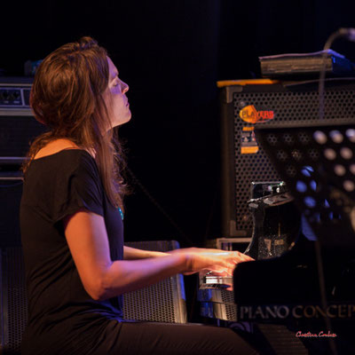 Anne Quillier; Anne Quillier quintet "Hirsute" Festival JAZZ360, samedi 4 juin 2022, Cénac. Photographie © Christian Coulais