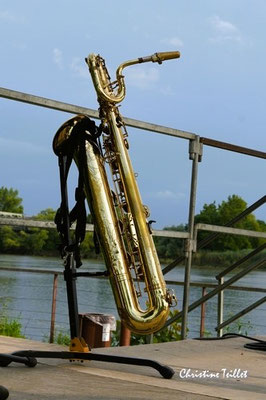 Saxtape, Festival Jazz360 2025 Langoiran. Photographie : Christine Teillet