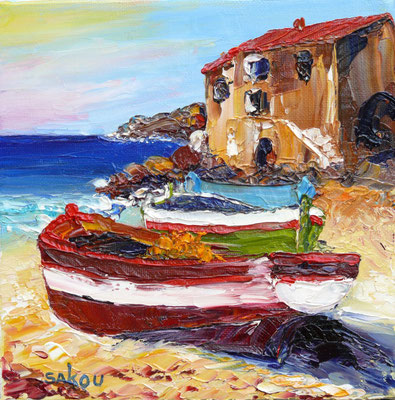 La barque - 20x20 cm - SKOPRV25C2 - indisponible