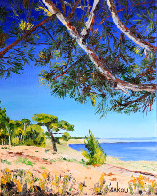 Anse de la Palmyre - 41x33 cm - SKOAQT12F6 - Indisponible