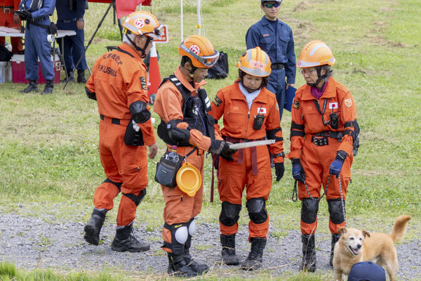 救助犬間・本部間で情報を共有