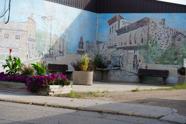 Mural in einem Dorf im Nirgendwo, Saskatchewan