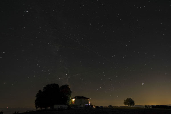 Sternschnuppen und Flugzeuglichter...