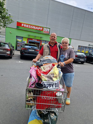 Spendenbox von Fressnapf Ansbach