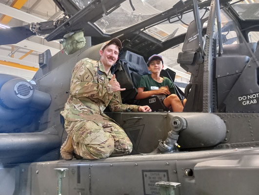 Besuch mit dem Ferienprogramm Weihenzell bei der US Army