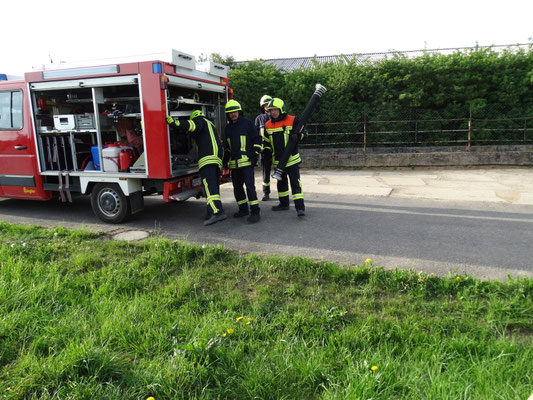 Übung 2: Aufbau der Löschwasserversorgung.
