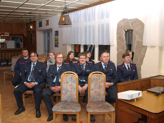 11 von 14 Gutendorfer Kameraden waren anwesend.