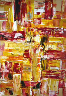 Verwirrung I, 70x100cm, Druckfarben