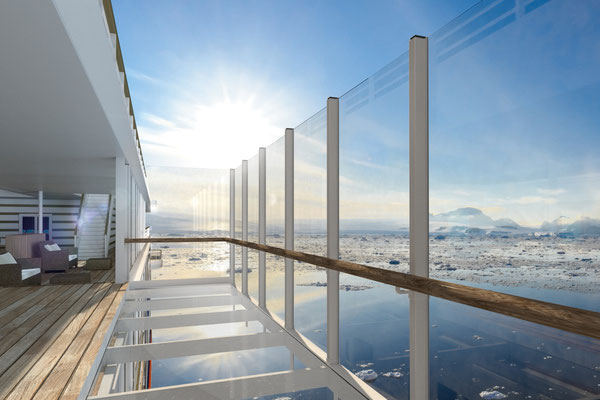 Gläserne Balkone: Schweben über dem Ozean mit perfekten Aussichten