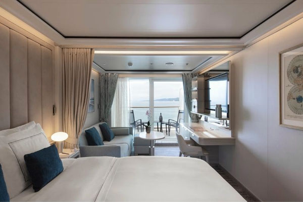 Silversea Silver Ray Deluxe Veranda Suite