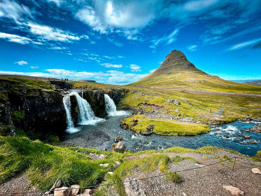 Der Berg Kirkjufell in Island