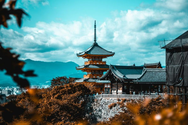 Kiyomizu-dera Tempels in Kyoto, Japan