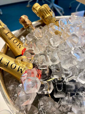 Moet Champagner auf Eis auf der HANSEATIC inspiration