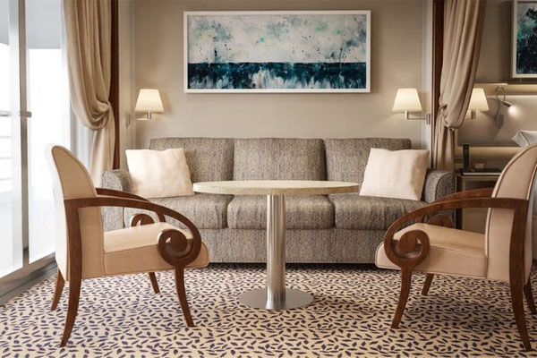 Silversea Silver Cloud Veranda Suite