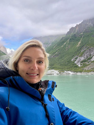 Anne Fischer von Emocean Cruises im Endicott Arm in Alaska