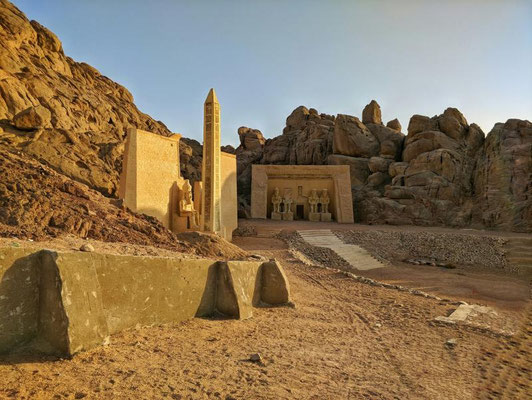 Sharm El-Sheikh Tempelruinen in Ägypten