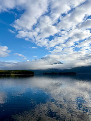 Ausblick im im Endicott Arm in Alaska