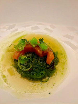 Ein Gericht im Restaurant Nikkei auf der HANSEATIC inspiration