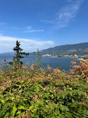 Ausblick auf die Bucht in Vancouver
