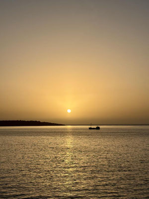 Sonnenaufgang mit Meerblick auf der MS EUROPA 2