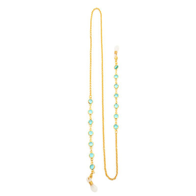 Brilketting Rimini blauw