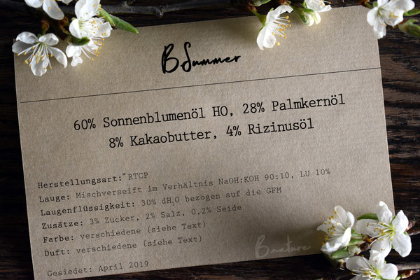 B.nature I Handmade Soap
