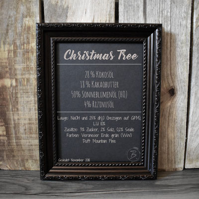 B.nature I Handmade Soap Christmas Tree Recipe