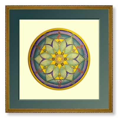 <b>Namensmandala</b>  <p>&nbsp;</p>Mandala ø 22 cm, Rahmen 40 x 40 cm mit Passepartout<p>&nbsp;</p><small>Bilderrahmen © dred2010 - Fotolia.com </small>