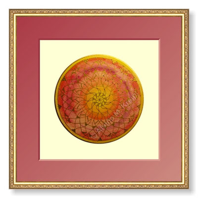<b>Namensmandala</b>  <p>&nbsp;</p>Mandala ø 15 cm, Rahmen 30 x 30 cm mit Passepartout<p>&nbsp;</p><small>Bilderrahmen © dred2010 - Fotolia.com </small>