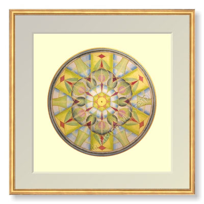 <b>Namensmandala</b>  <p>&nbsp;</p>Mandala ø 22 cm, Rahmen 40 x 40 cm mit Passepartout<p>&nbsp;</p><small>Bilderrahmen © dred2010 - Fotolia.com </small>
