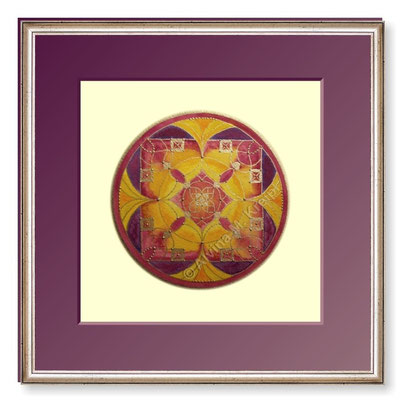<b>Namensmandala</b>  <p>&nbsp;</p> Mandala ø 15 cm, Rahmen 30 x 30 cm mit Passepartout<p>&nbsp;</p><small>Bilderrahmen © dred2010 - Fotolia.com </small>