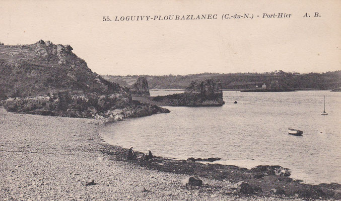 Le mouillage à Loguivy de la Mer