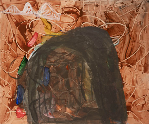 123456, 2024, acrylic on canvas, 155x130 cm