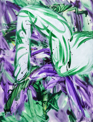 Bruiser, 2021, acrylic on canvas, 125 x 95 cm