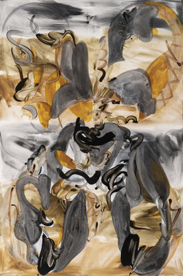 16nS@, 2023, acrylic on canvas, 150x100 cm