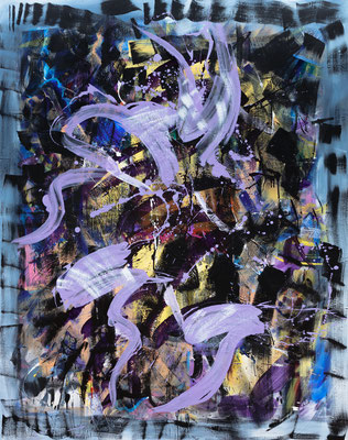 RE4 (Slipper), 2020, acrylic on canvas, 190 x 150 cm