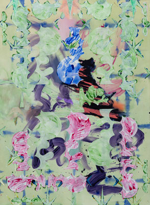 P.A.O.III, 2019, acrylic on canvas, 200 x 150 cm