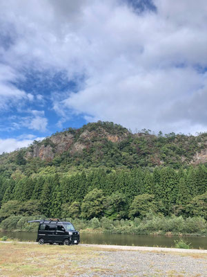 麒麟山公園からの麒麟山