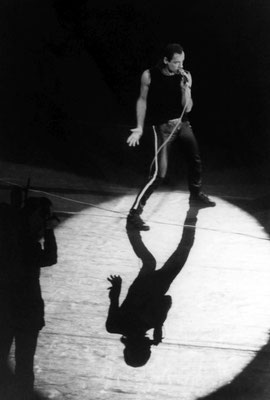 Udo Lindenberg bei einem Auftritt im Berliner Palast der Republik 1983. Foto: Maja Lopatta