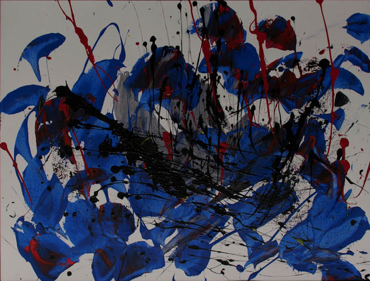 Schiff im Sturm, 49,7x63,7 cm