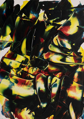 Buntes Leben 2, 34x48 cm