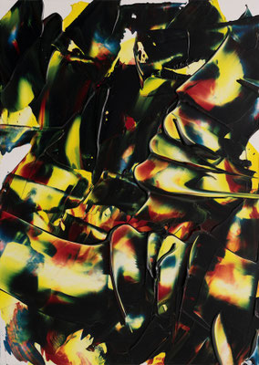 Buntes Leben 2, 34x48 cm
