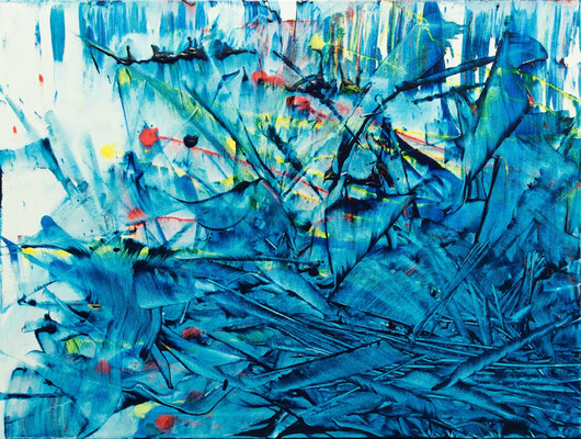Aufgewühlt, 60x80 cm