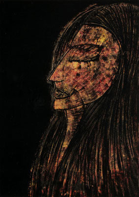 Madame Marie, Papier, 29,7 x 42 cm
